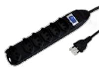 Protetor de linha 4 tomadas preto